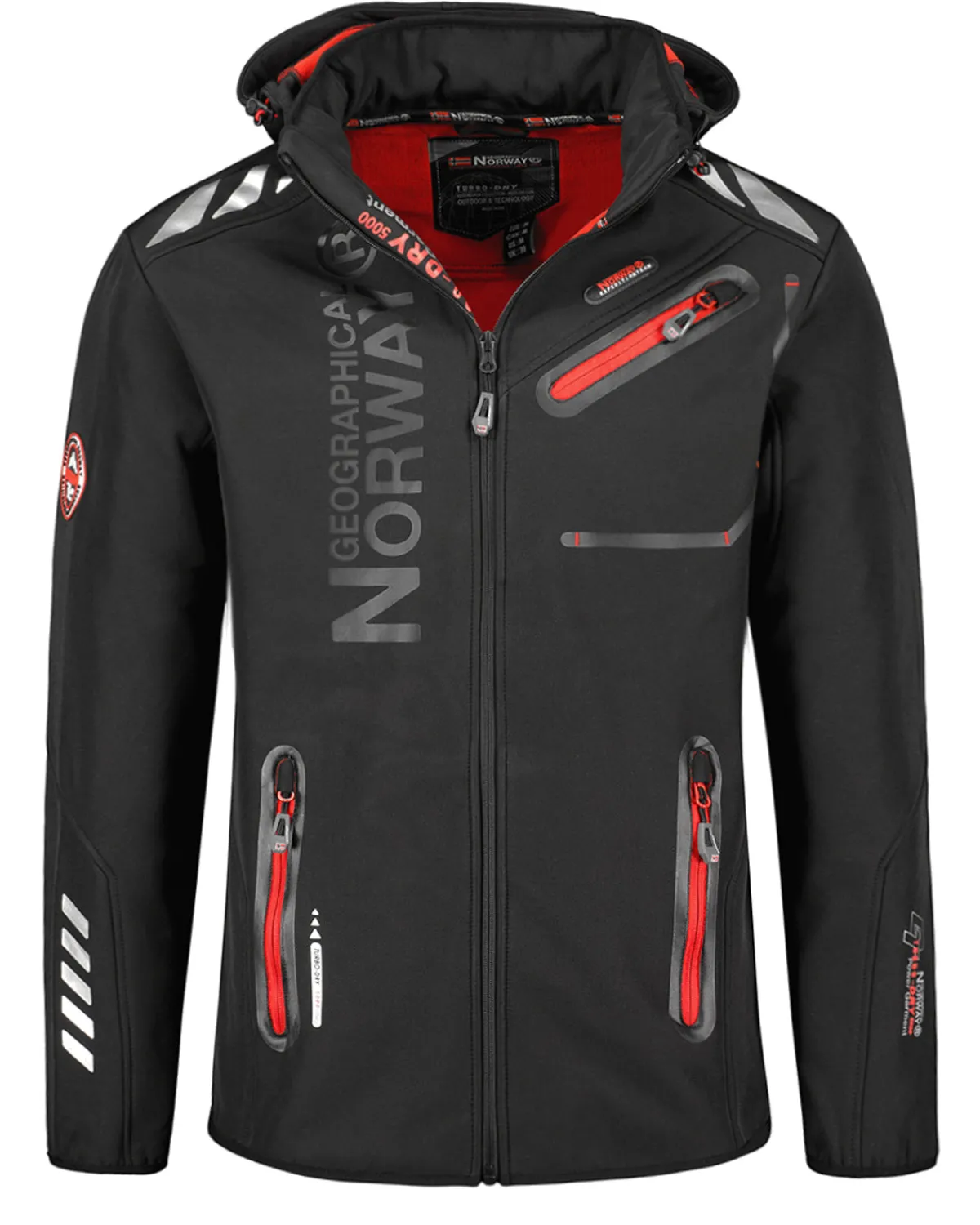 Geographical Norway Royaute softshell-takki - /Punainen Musta Best