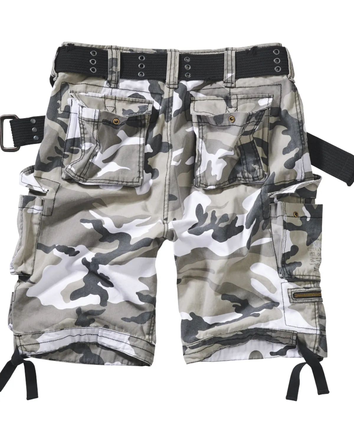 Brandit Savage reisitaskushortsit - Valkoinen Camo Outlet