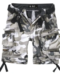 Brandit Savage reisitaskushortsit - Valkoinen Camo Outlet