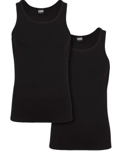 Urban Classics Seamless hihaton 2-pack - Musta Outlet