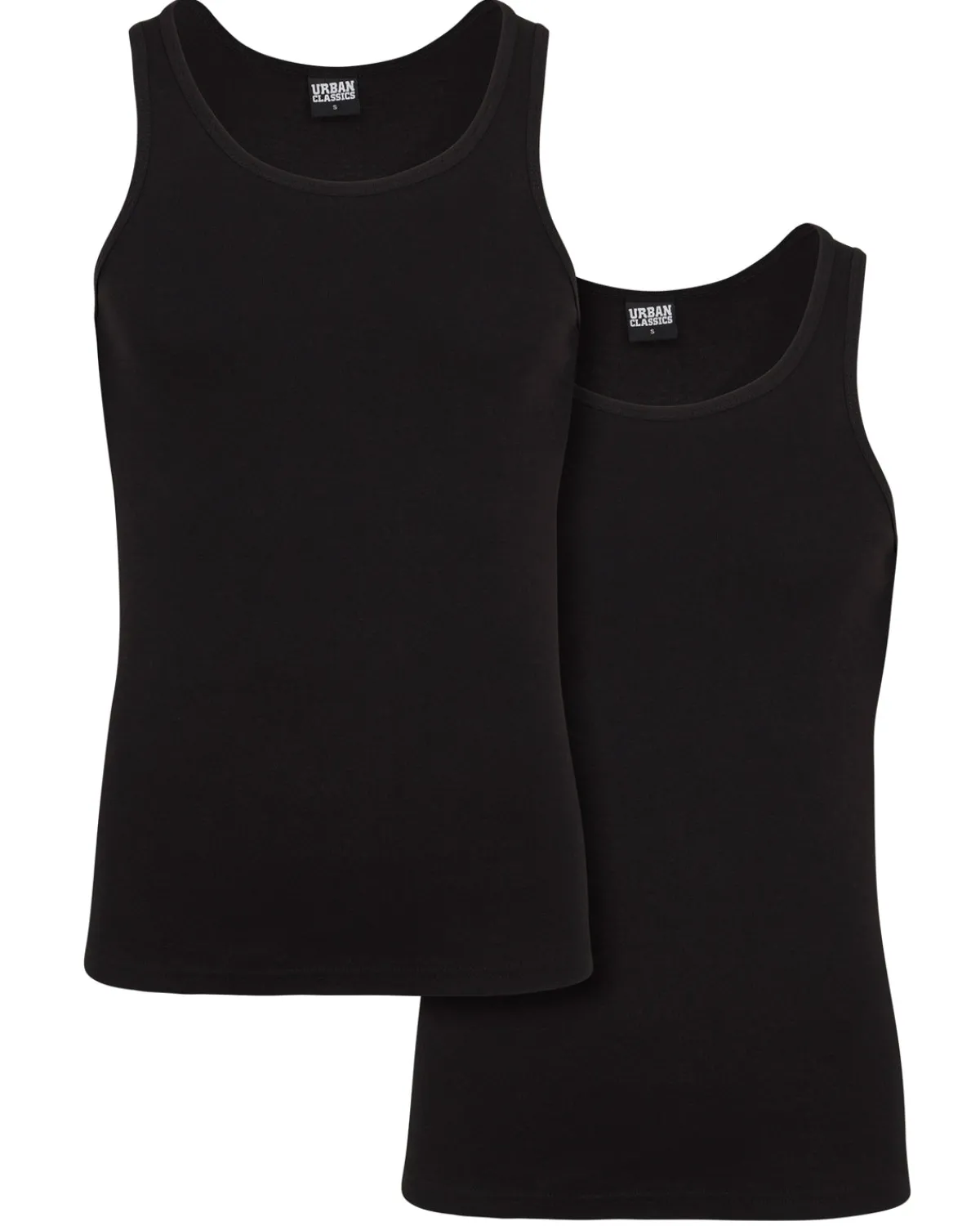 Urban Classics Seamless hihaton 2-pack - Musta Outlet