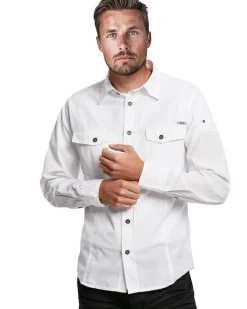 Brandit Slim worker kauluspaita - Valkoinen Online