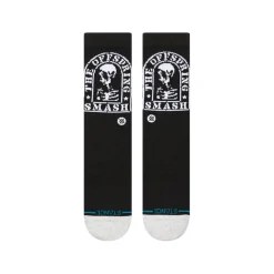 Stance Smashed Crew sukat - Musta Online
