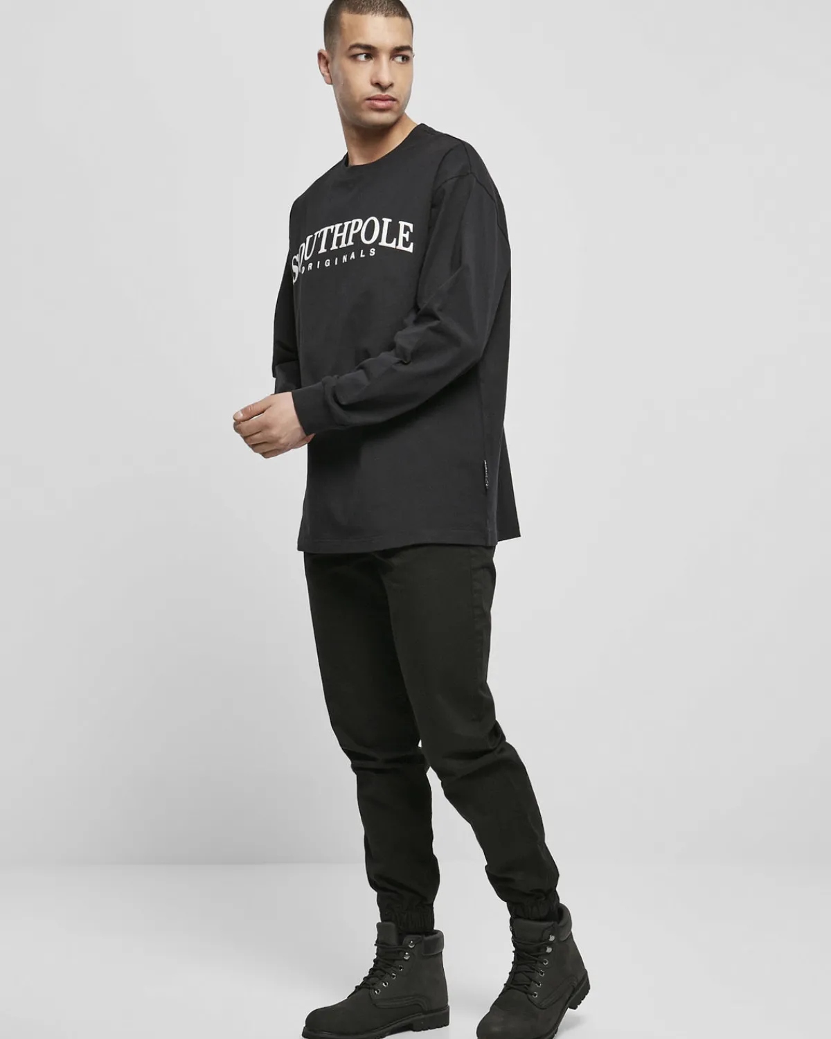 Southpole Twill housut - Musta Best
