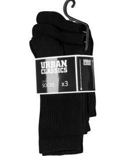 Urban Classics Sport sukat 3-pack - Musta Online