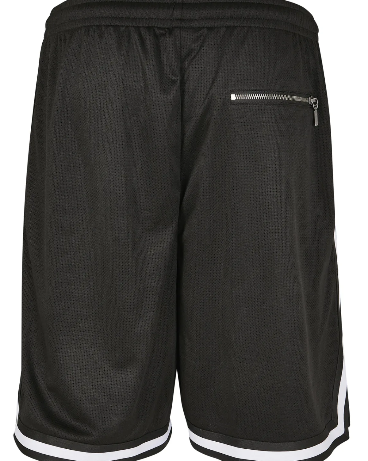 Urban Classics Stripe mesh shortsit - Musta/Valkoinen New
