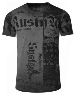 Rusty Neal System t-paita - Tumman Harmaa