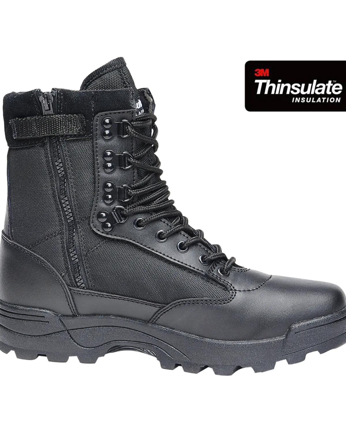 Brandit Tactical 9 eylet zipper maiharit - Musta Clearance