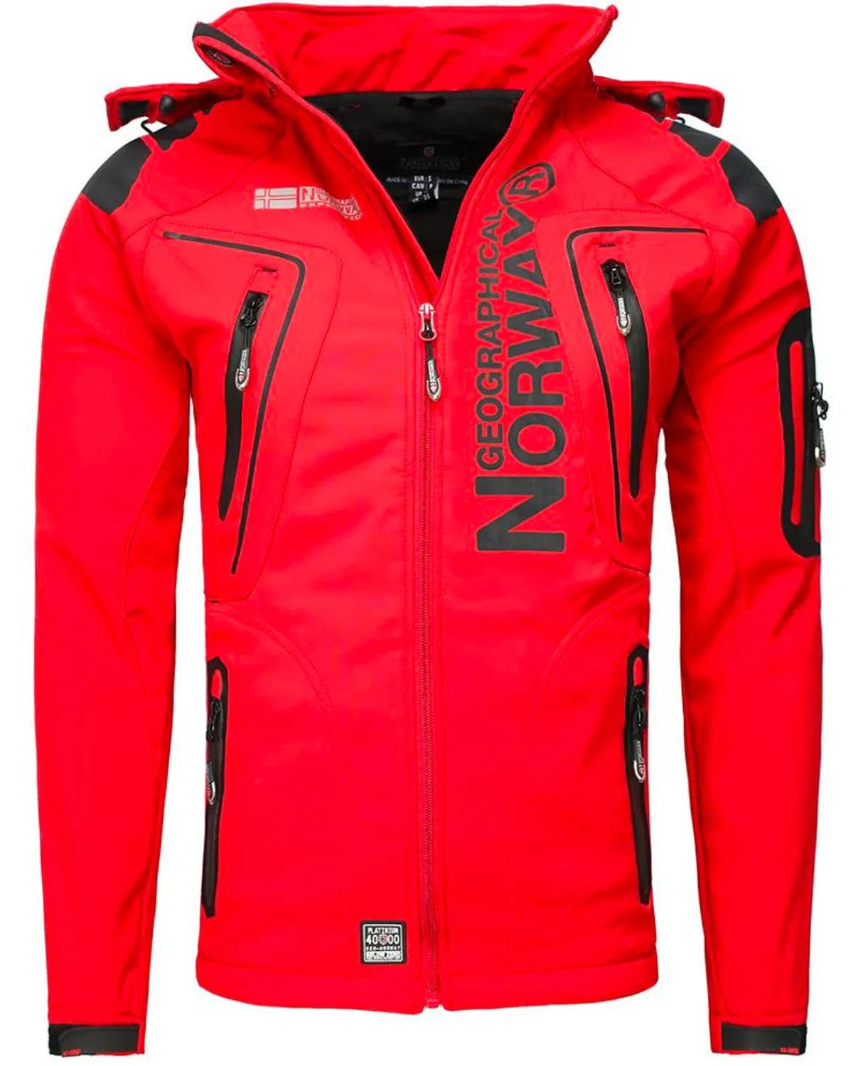 Geographical Norway Tambour-Taco softshelltakki - Punainen Online