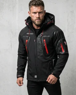 Geographical Norway Tambour-taco softshelltakki - Musta Best