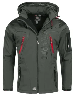 Geographical Norway Tambour-Taco softshelltakki - Tummanharmaa Clearance