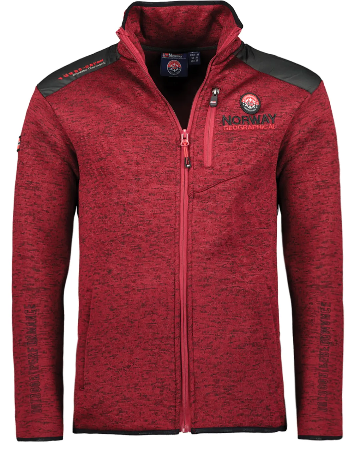 Geographical Norway Tavid fleecetakki - Punainen Online