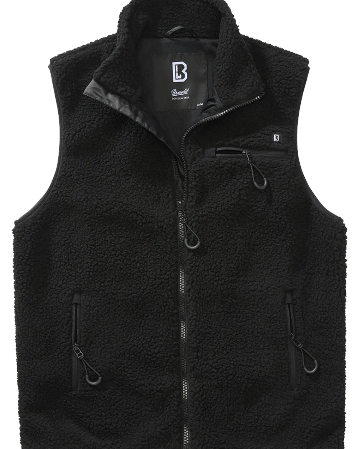 Brandit Teddyfleece liivi - Musta Sale