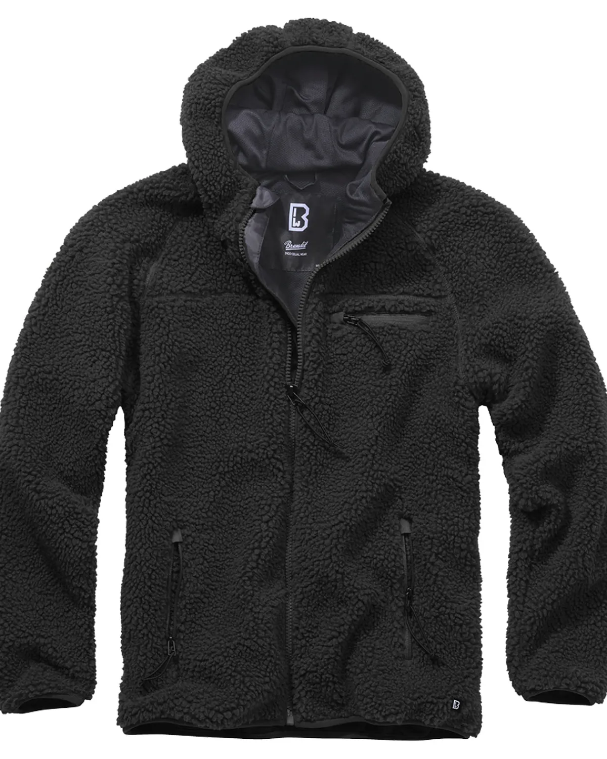 Brandit Teddyfleece Worker takki - Musta Discount