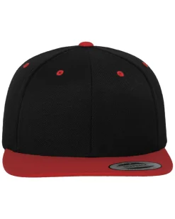 FLEXFIT 2-Tone classic snapback - Musta/Punainen Sale