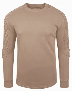 Rusty Neal Torn pitkähihainen - Beige Best