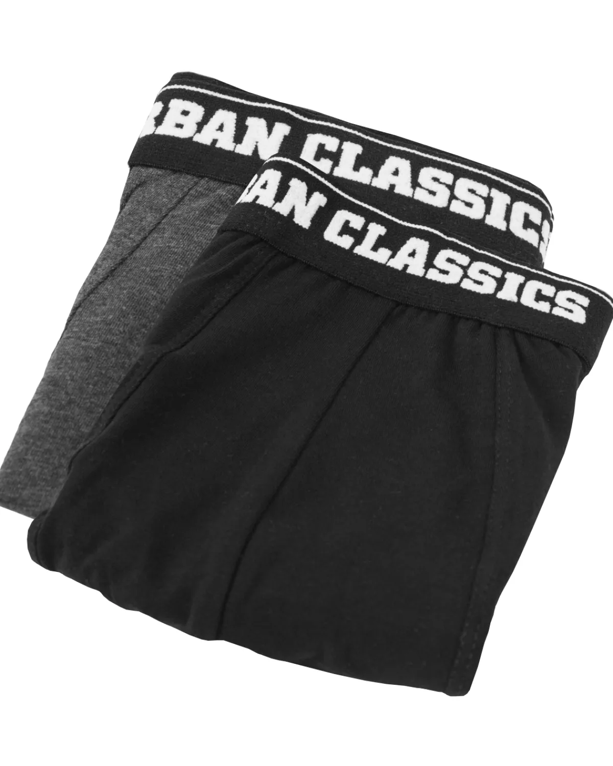 Urban Classics Urban bokserit 2-pack - Musta/Tummanharmaa Best