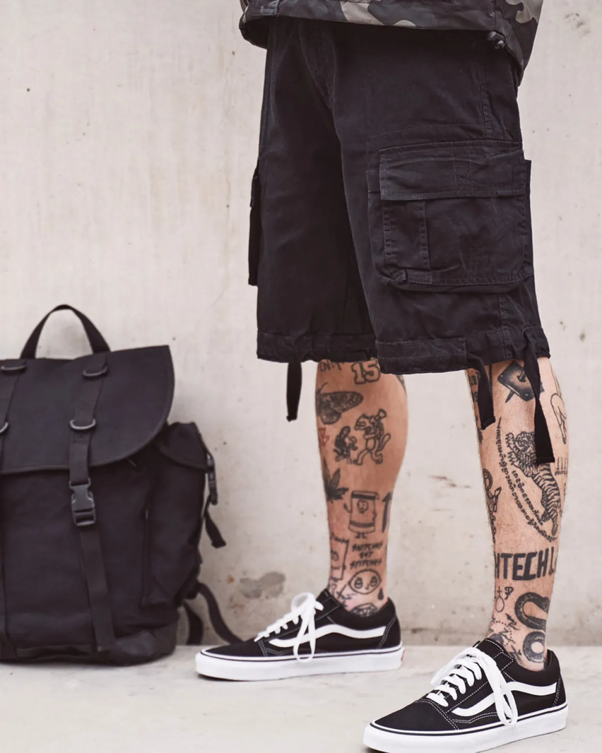 Brandit Urban legend reisitaskushortsit - Musta Sale