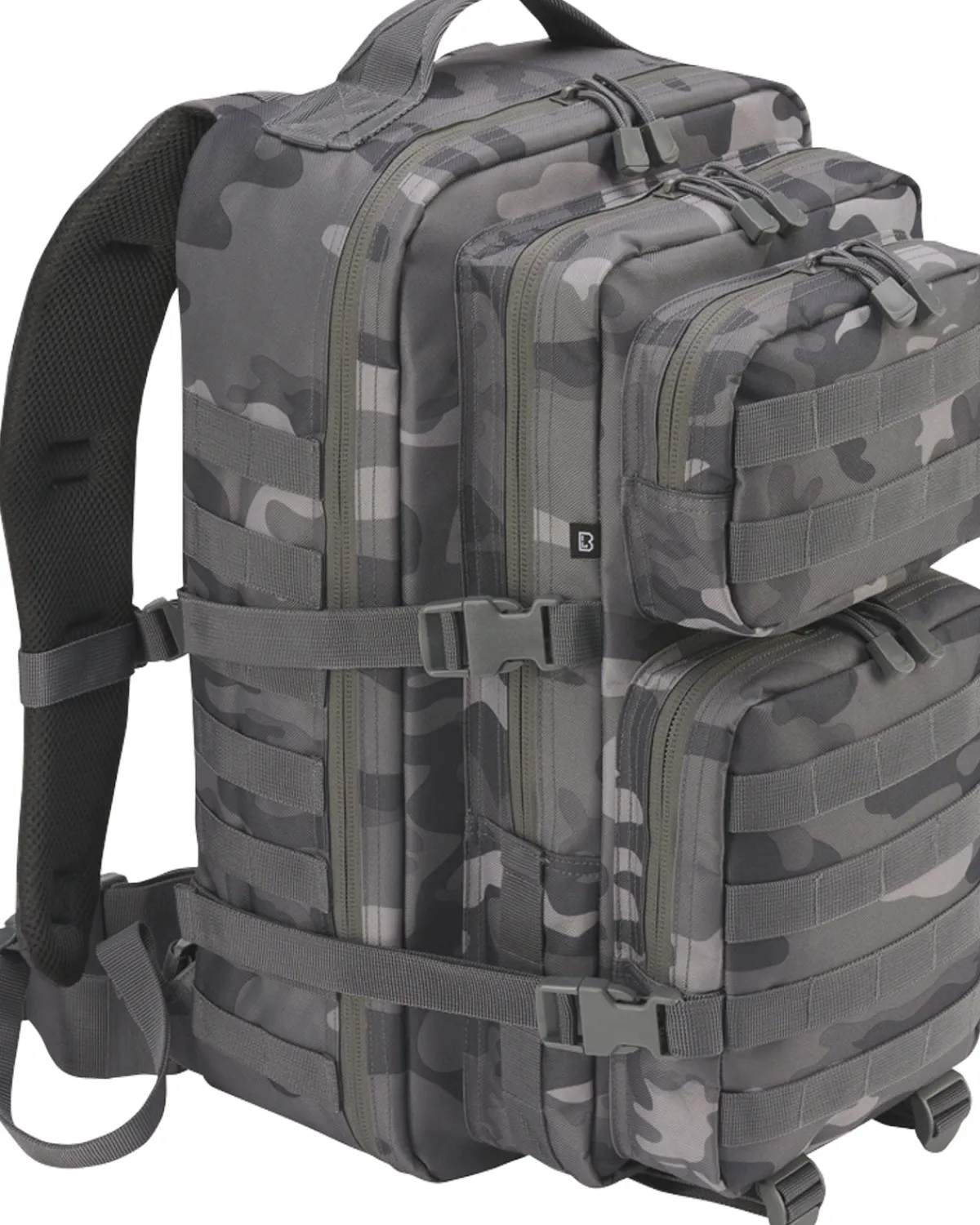 Brandit US Cooper reppu Large - Harmaa Camo Grey camo