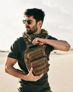Brandit US Cooper Sling reppu - Kameli Camel Clearance