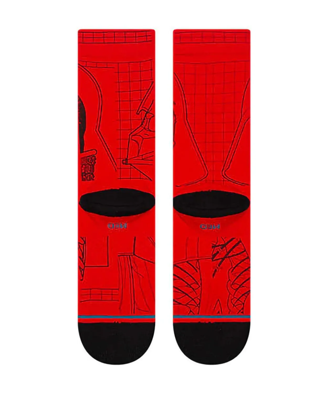 Stance Vader SW Crew sukat - Punainen Sale
