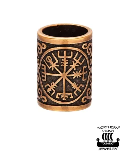 Northern Viking Jewelry Vegvisir partakoru - Pronssi Discount