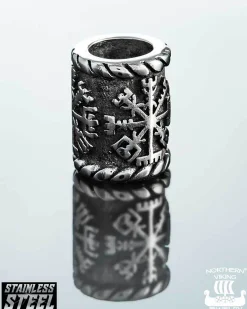 Northern Viking Jewelry Vegvisir partakoru - Teräs