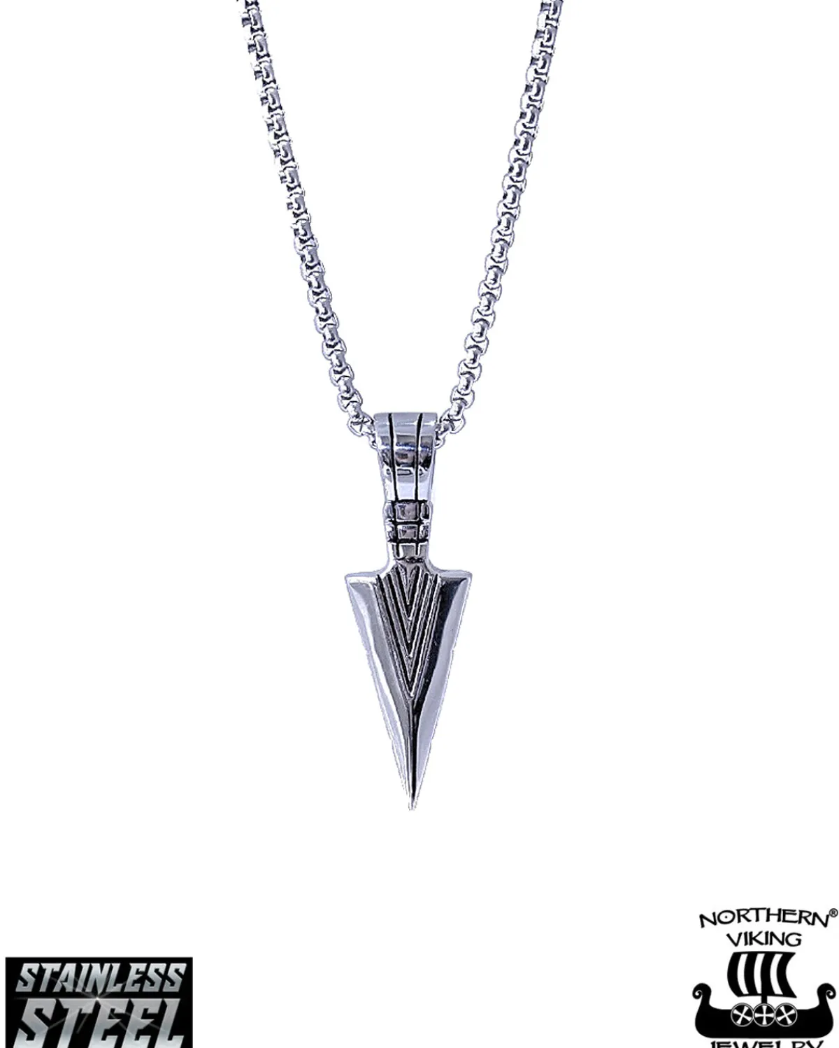Northern Viking Jewelry Viking Spear kaulakoru - Teräs Online