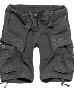 Brandit Vintage reisitaskushortsit - Tumman Harmaa Discount