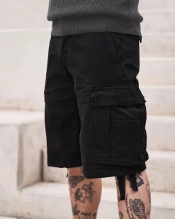 Brandit Vintage reisitaskushortsit - Musta Clearance