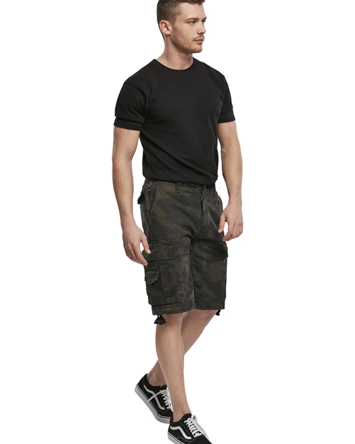 Brandit Vintage reisitaskushortsit - Tumma Camo Outlet