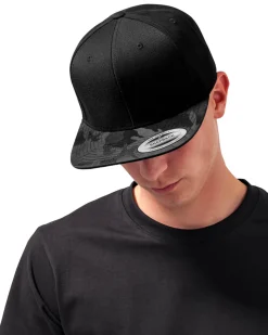 FLEXFIT Visor snapback - Musta Camo