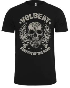 Print Shirt Volbeat Skull t-paita - Musta Discount