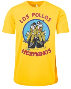 Print Shirt Walter & Jesse Hermanos t-paita - Keltainen Sale