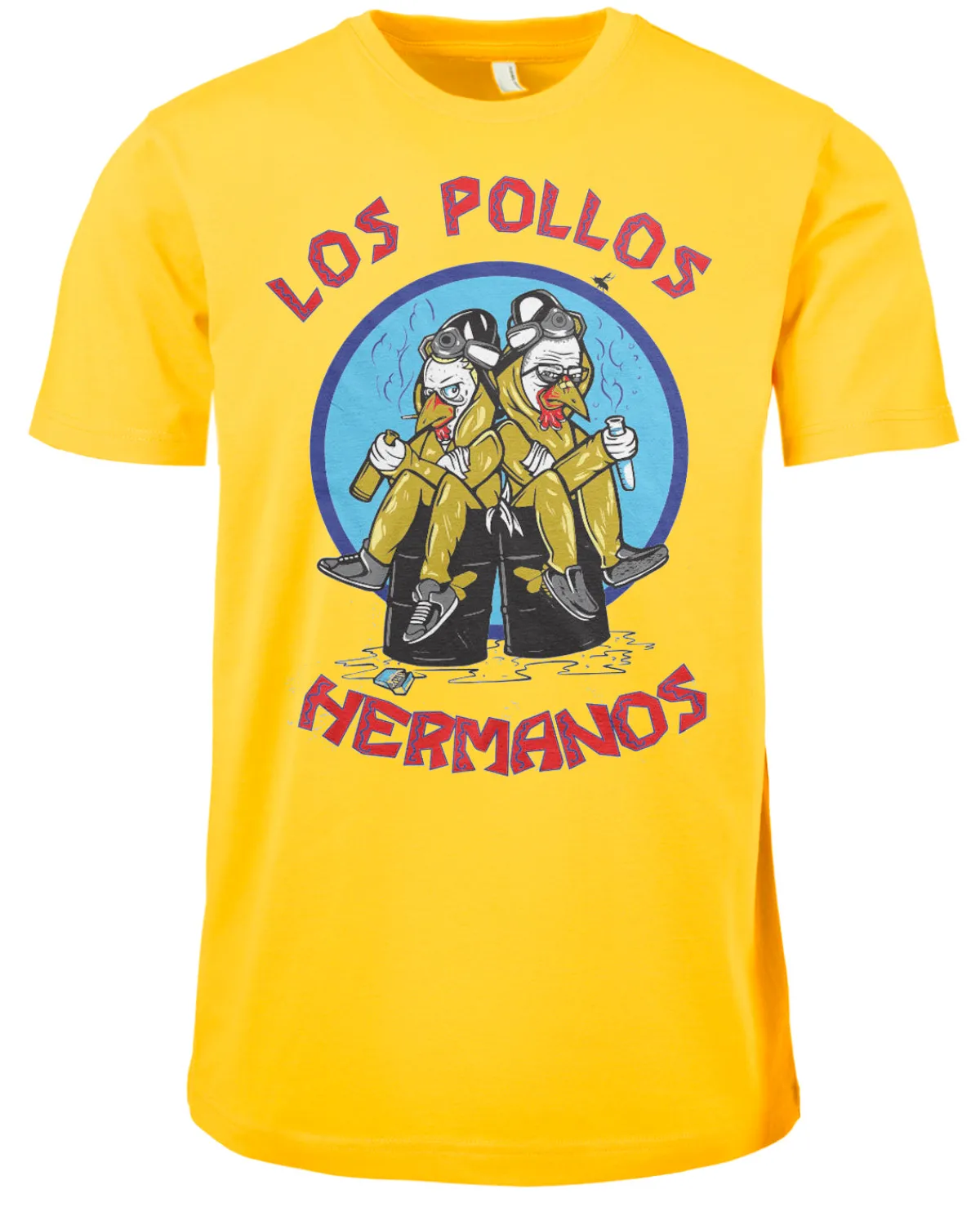 Print Shirt Walter & Jesse Hermanos t-paita - Keltainen Sale