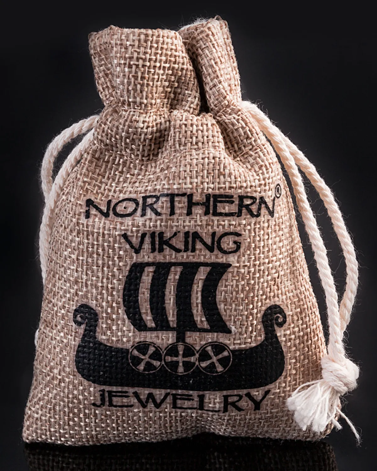 Northern Viking Jewelry Wolf Head partakoru - Teräs Clearance