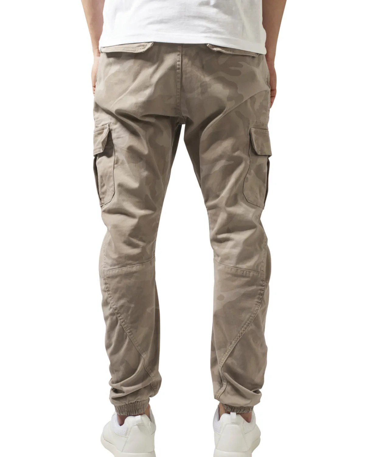 Urban Classics Zane reisitaskuhousut - Beige camo