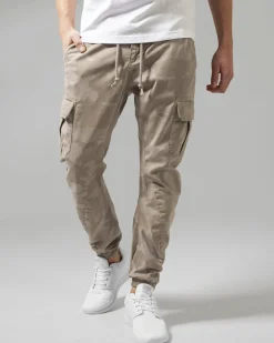 Urban Classics Zane reisitaskuhousut - Beige camo
