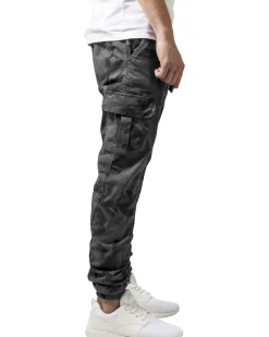 Urban Classics Zane reisitaskuhousut - Harmaa camo New